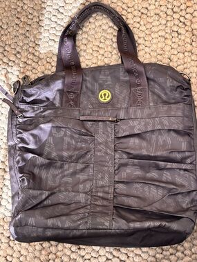 Lululemon gray Striped Women’s Bag